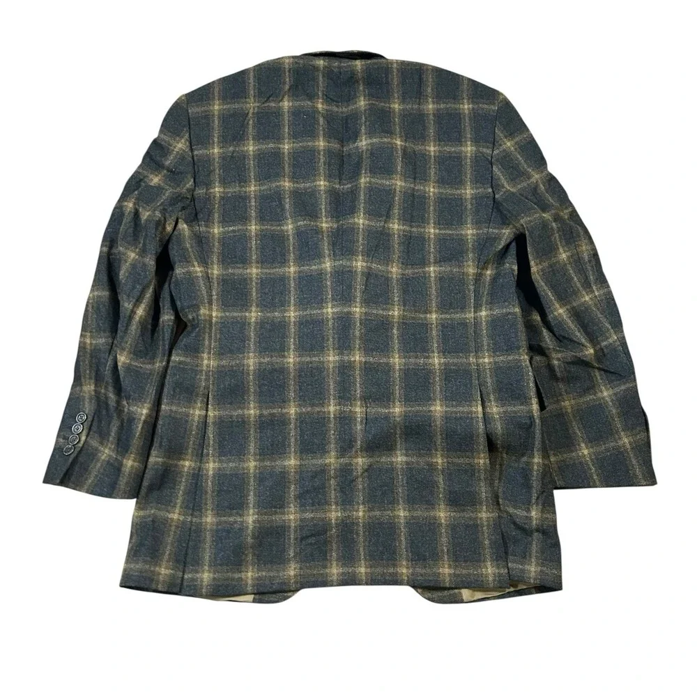 Spiegel Holland & Sherry Coppley Black Label Men's Cashmere Wool Blazer Plaid‎